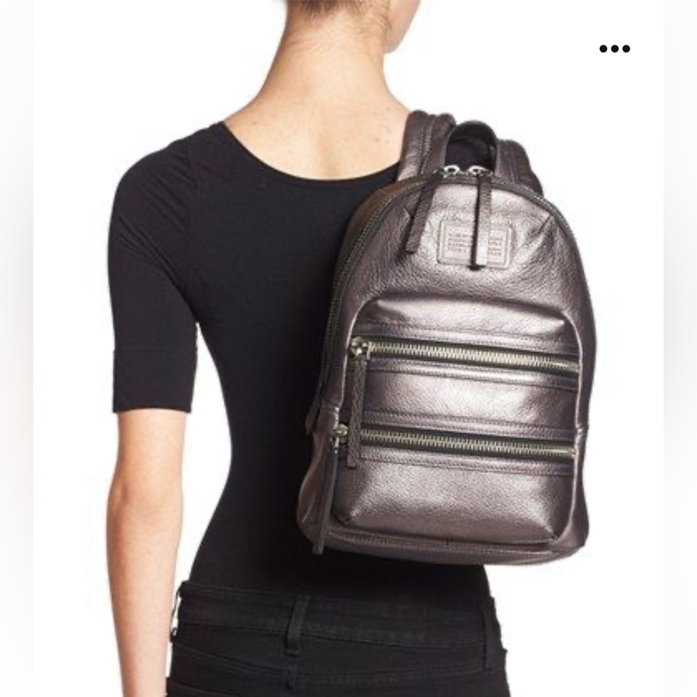 Marc Jacobs Domo Biker Metallic backpack